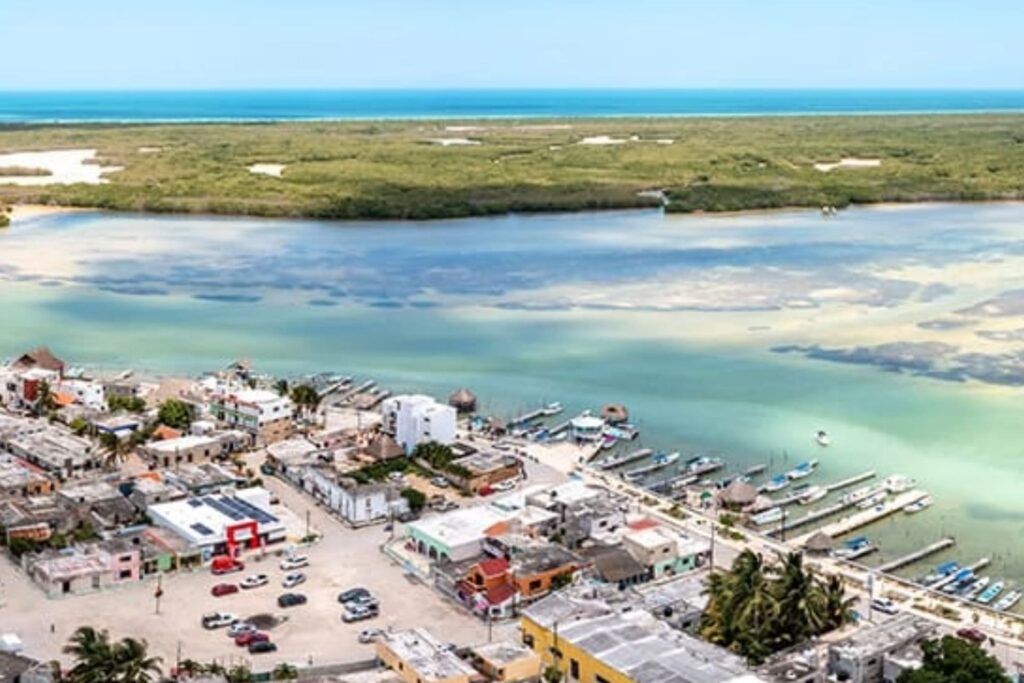 Vista aérea Río Lagartos