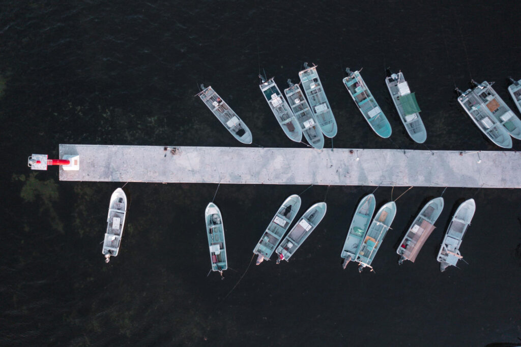 Vista panorámica del puerto de San Felipe en la ruta a Las Coloradas.