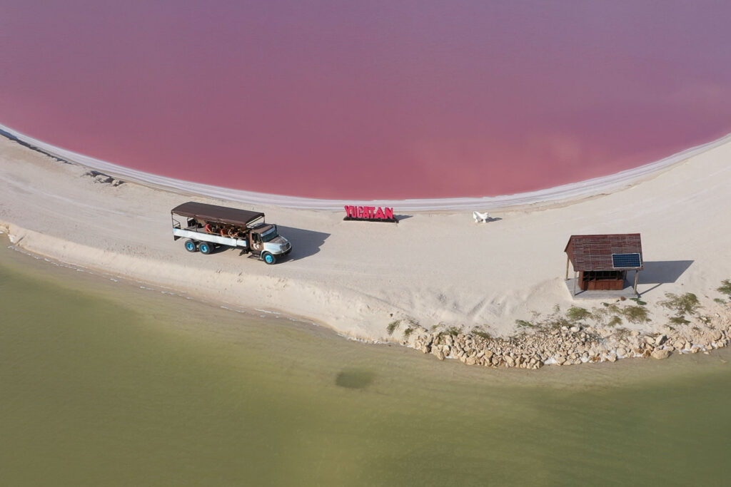 Vista aérea de las Coloradas.