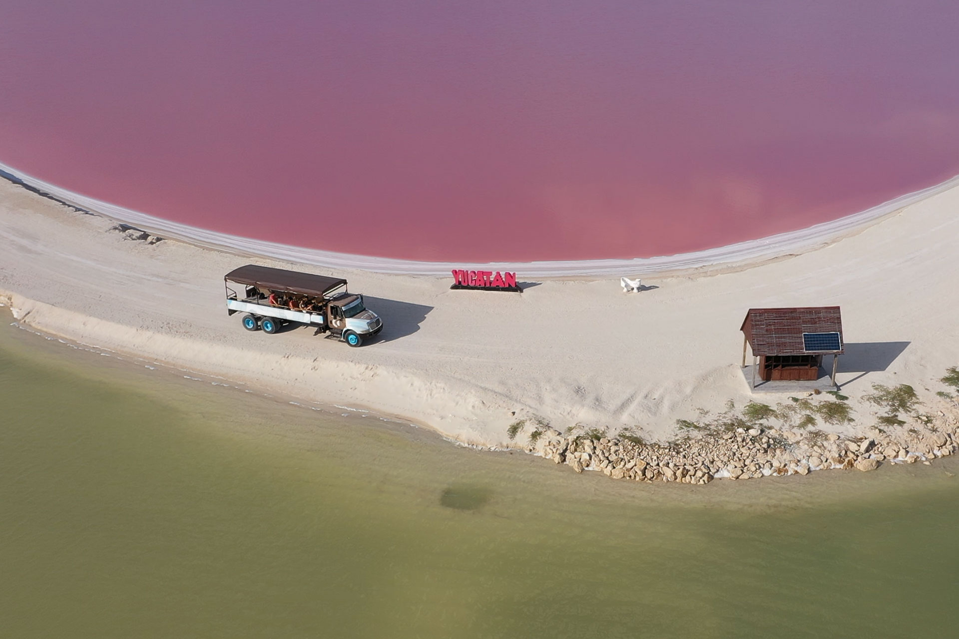 Vista aérea de las Coloradas.